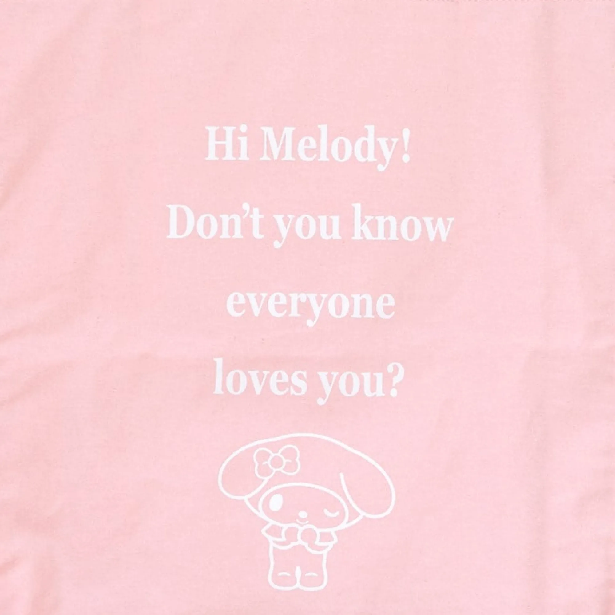 Japan Original My Melody Everyday Cotton Tote Bag