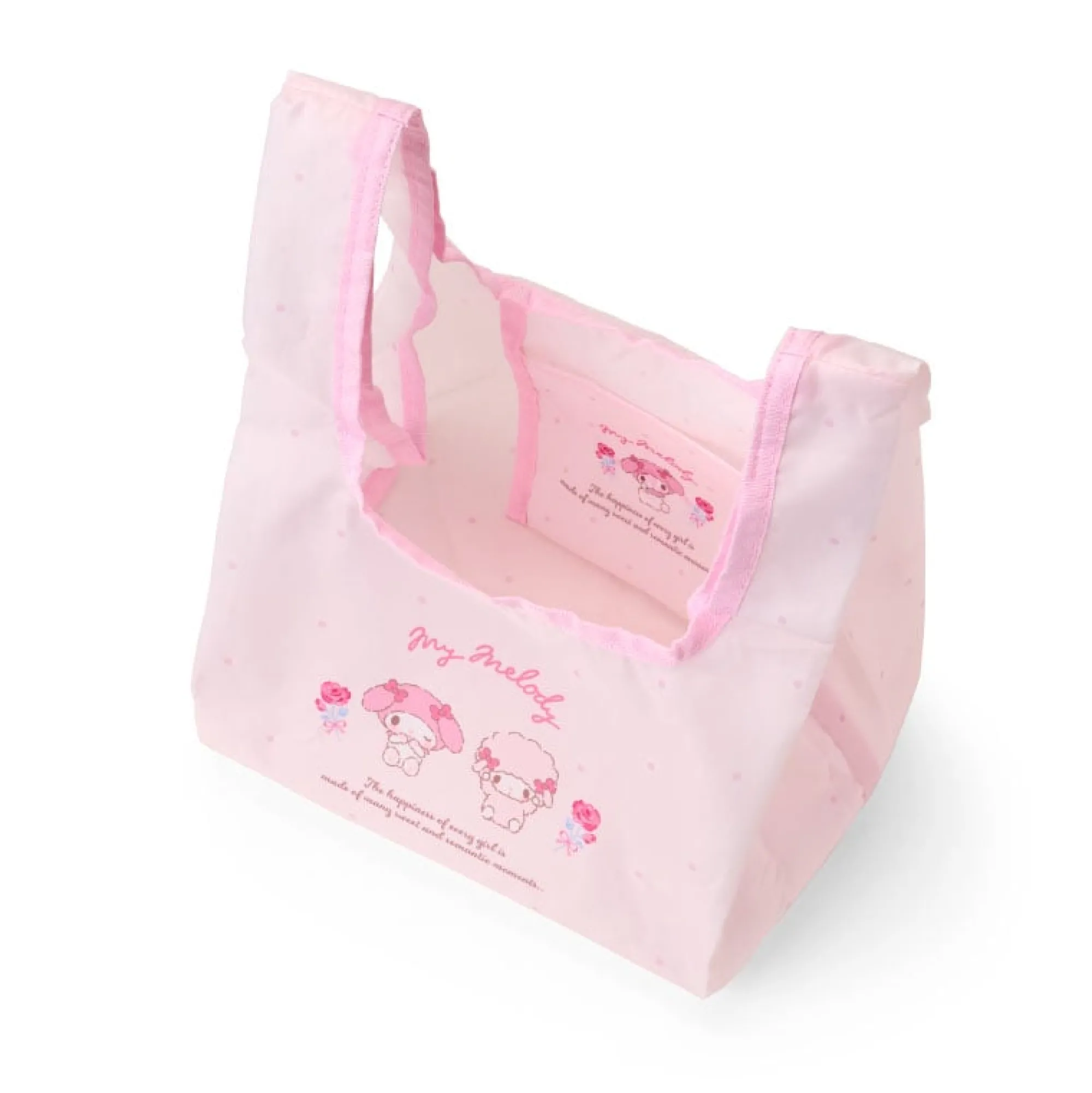 Japan Original My Melody Foldable Lunch Tote