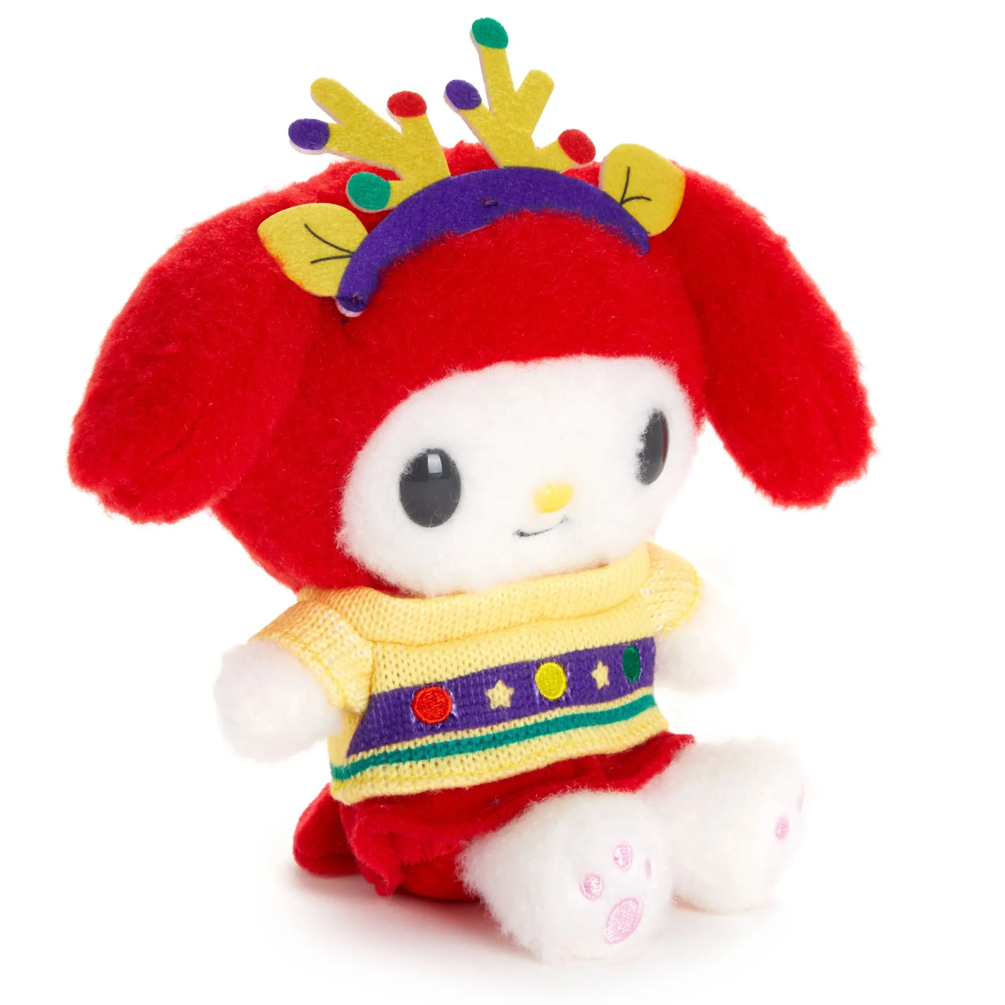 Japan Original My Melody Fuzzy Plush (Sweater Weather Series)
