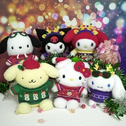 Japan Original My Melody Fuzzy Plush (Sweater Weather Series)