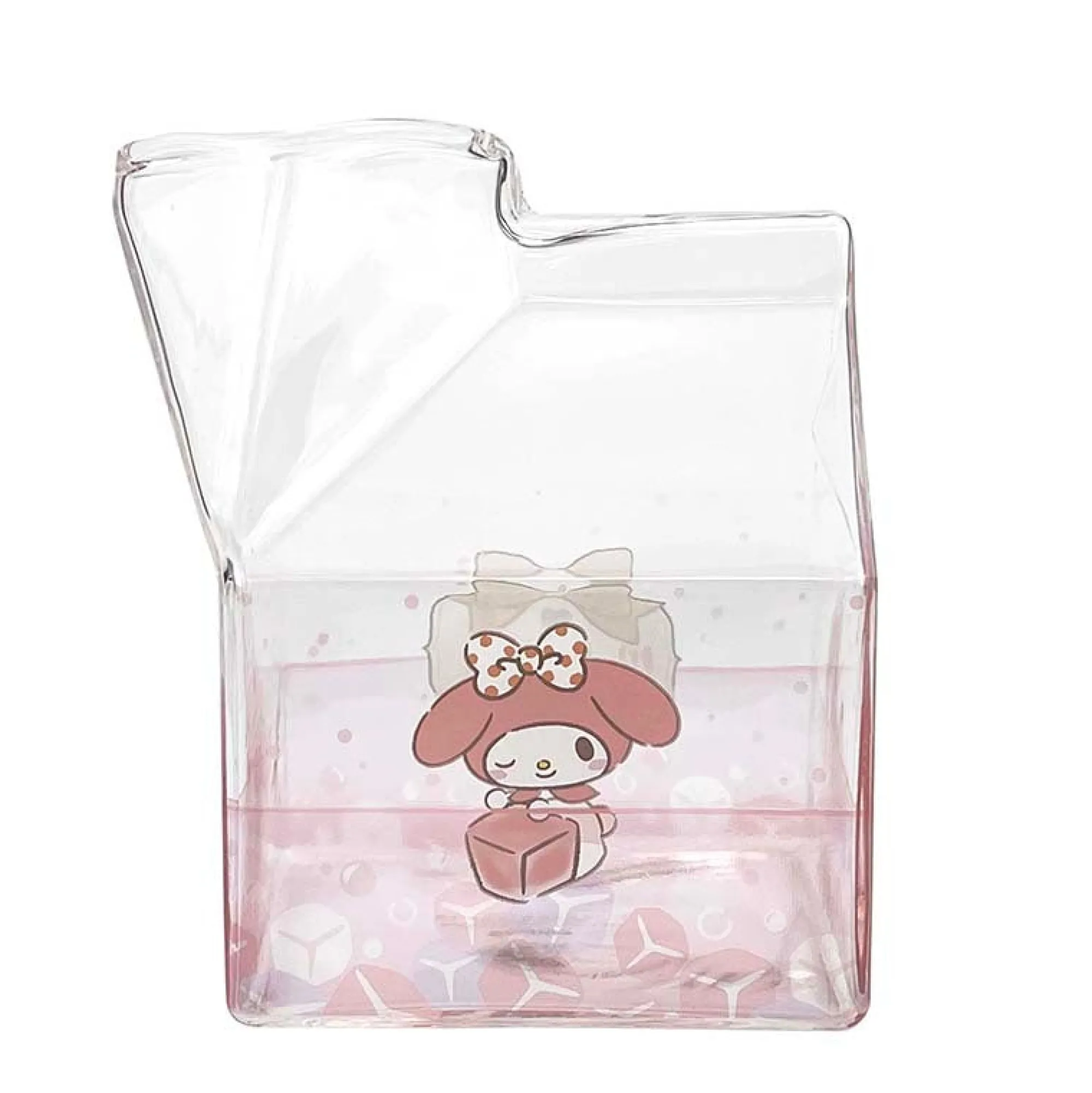 Global Original My Melody Kawaii Glass Milk Carton Cup