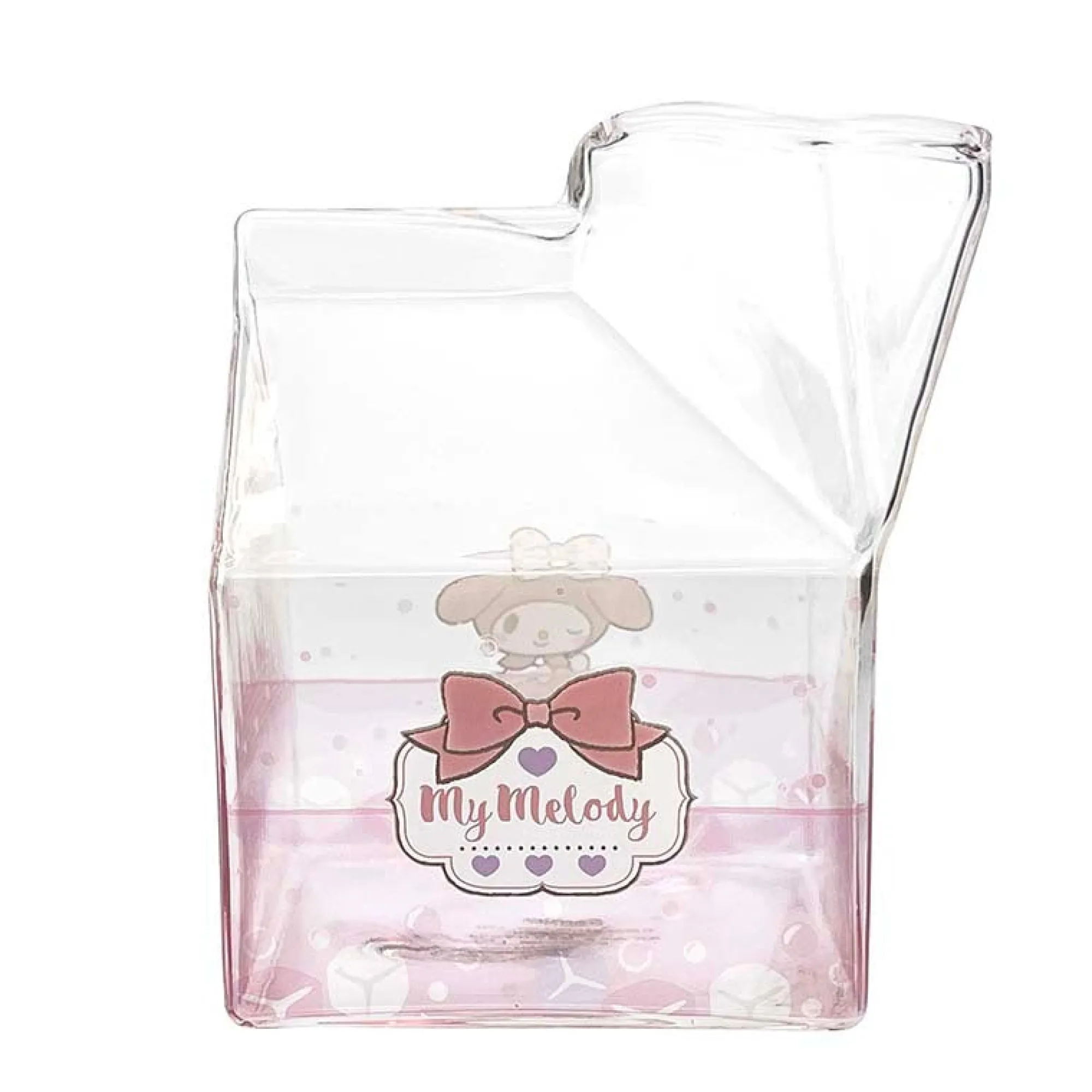 Global Original My Melody Kawaii Glass Milk Carton Cup