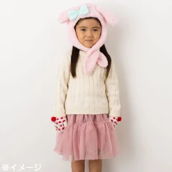 Kids Japan Original My Melody Kids Hooded Wrap Scarf