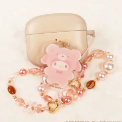 Hamee.com - Hamee US My Melody Latte Bear Beaded Charm Mobile Phone Wrist Strap