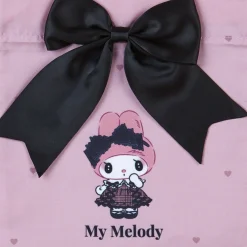 Japan Original My Melody Lolita MeloKuro Drawstring Bag