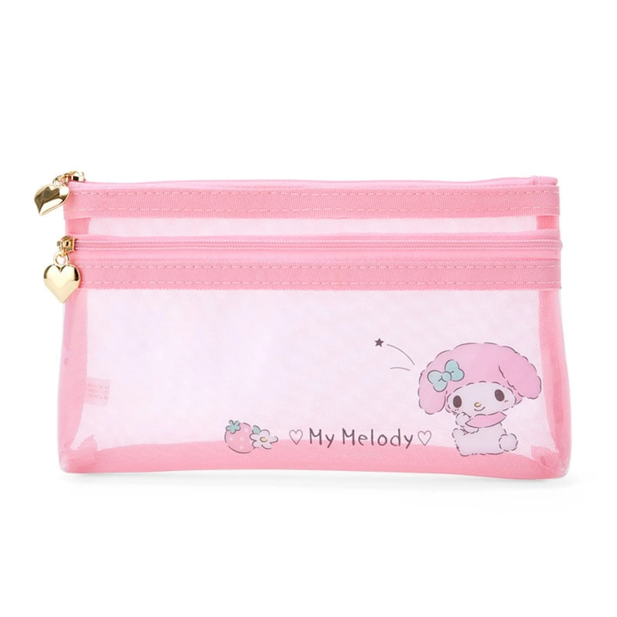 Japan Original My Melody Mesh Pencil Pouch