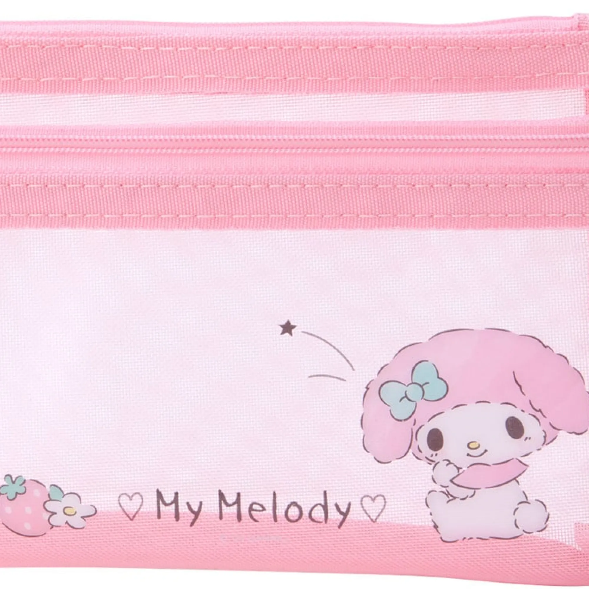 Japan Original My Melody Mesh Pencil Pouch