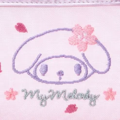 Japan Original My Melody Mesh Zipper Pouch (Pink Sakura Series)