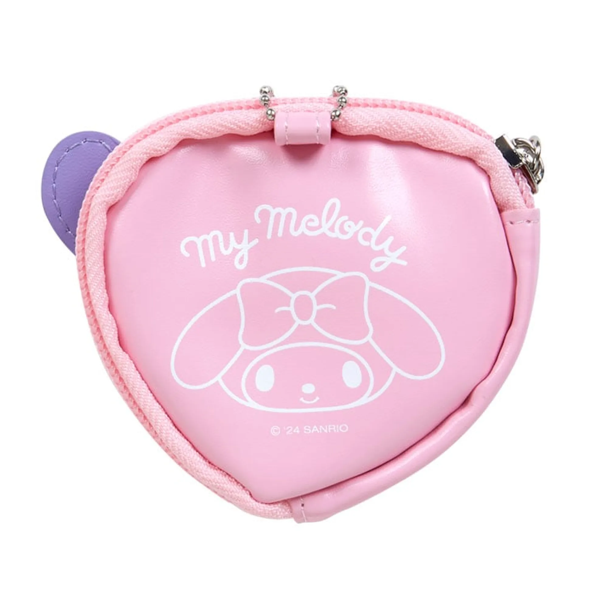 Japan Original My Melody Mini Pouch and Pin Set (Big Heart Series)