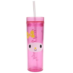 BIOWORLD My Melody 16oz Acrylic Travel Tumbler