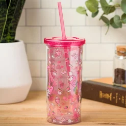 Silver Buffalo My Melody 20oz Strawberry Travel Tumbler