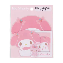 Japan Original My Melody 3-pc Dress Your Tech Sticker Set