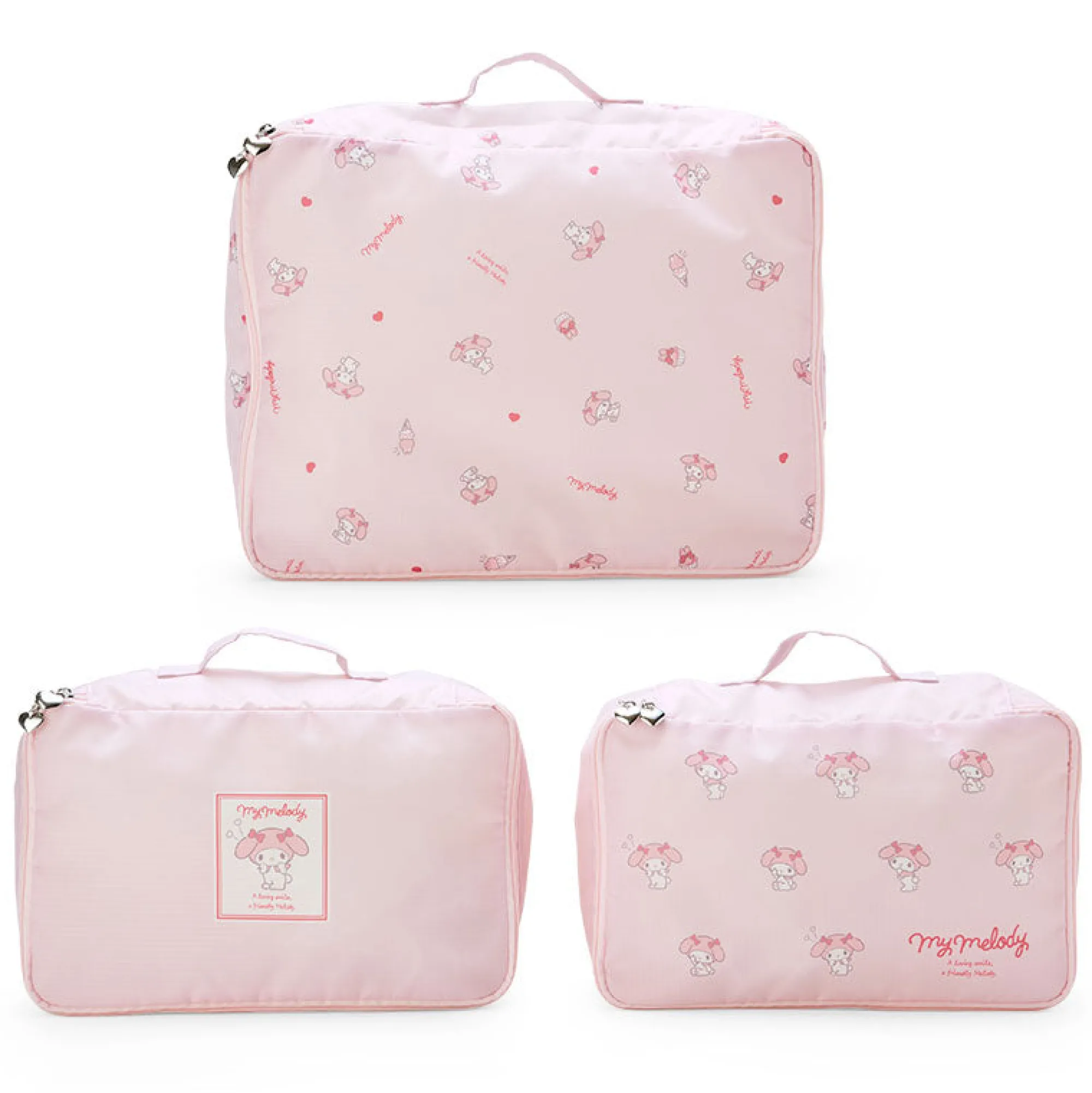 Japan Original My Melody 3-Piece Packing Cube Set