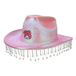 BIOWORLD My Melody Pink Embellished Cowboy Hat
