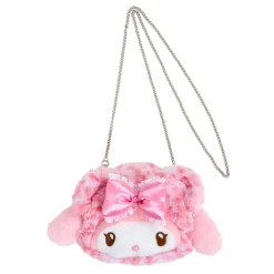 Japan Original My Melody Plush Crossbody Bag (Leopard Pals Series)
