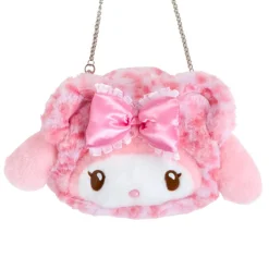 Japan Original My Melody Plush Crossbody Bag (Leopard Pals Series)
