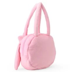 Japan Original My Melody Plush Face Tote Bag