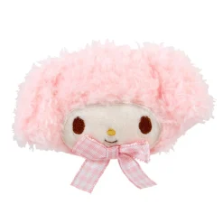 Japan Original My Melody Plush Hair Clip (Gingham Bow)