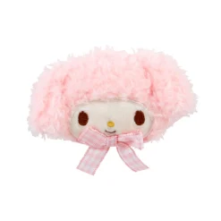 Japan Original My Melody Plush Hair Clip (Gingham Bow)