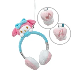 Global Original My Melody Plush Headphones Bag Charm