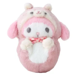 Japan Original My Melody Plush Keychain Mascot (Fauna Friends Series)