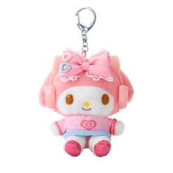 Japan Original My Melody Plush Keychain Mascot (Heisei Pop Series)