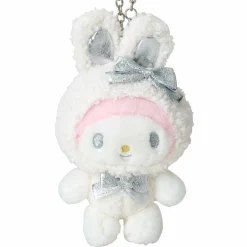 Japan Original My Melody Plush Mascot Bag Charm (Snow Bunny Series)