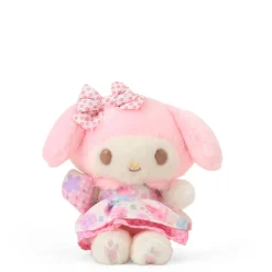 Japan Original My Melody Plush Mascot Keychain (Retro Pastel Series)