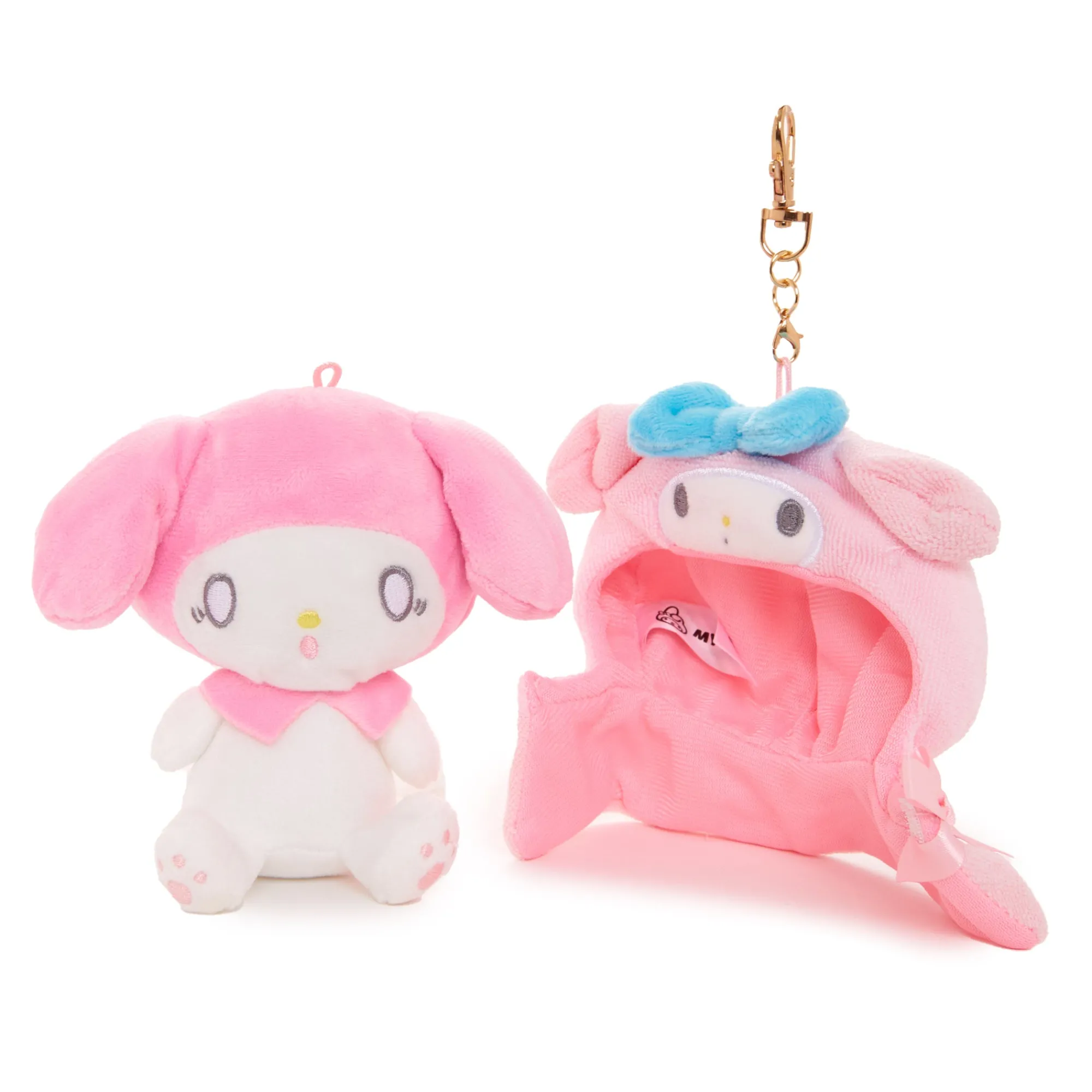 Global Original My Melody Plush Mascot Keychain (Frightened Series)
