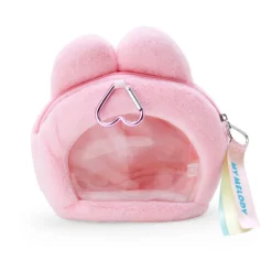 Japan Original My Melody Plush Mini Face Pouch