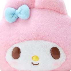 Japan Original My Melody Plush Mini Face Pouch