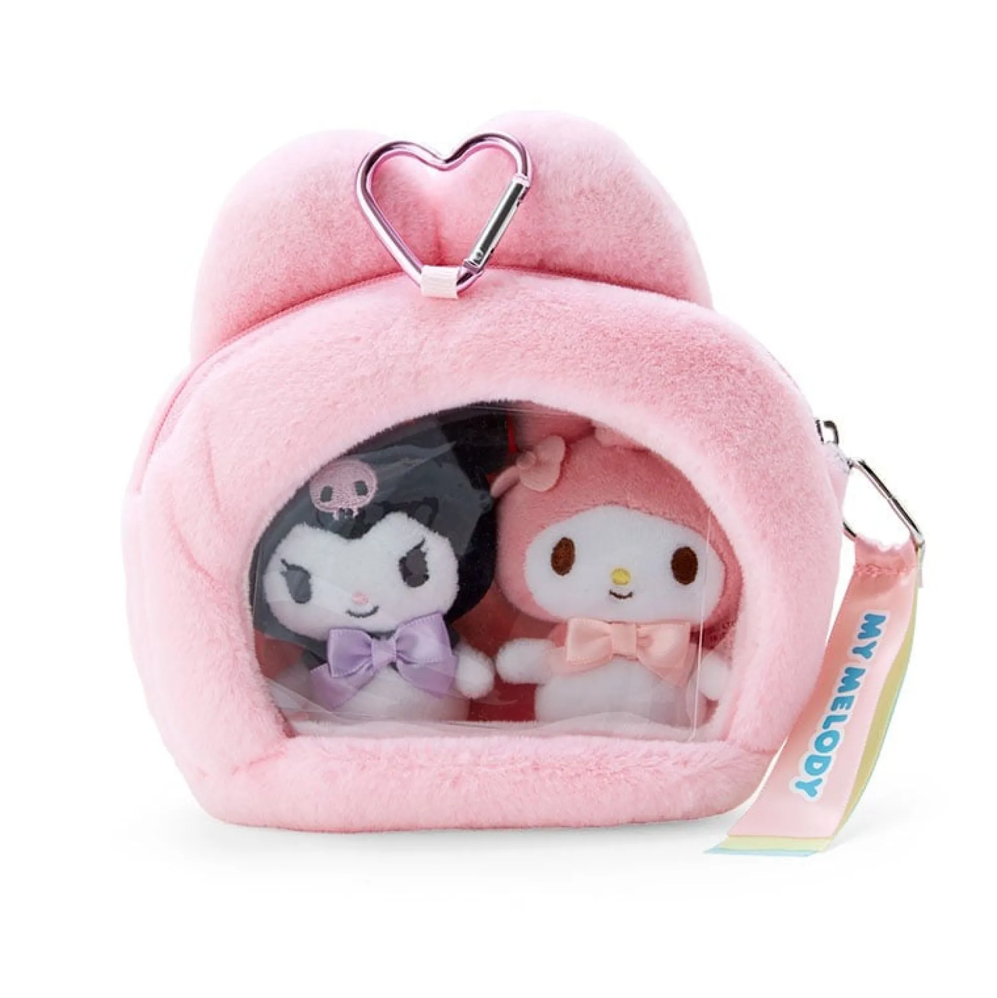 Japan Original My Melody Plush Mini Face Pouch
