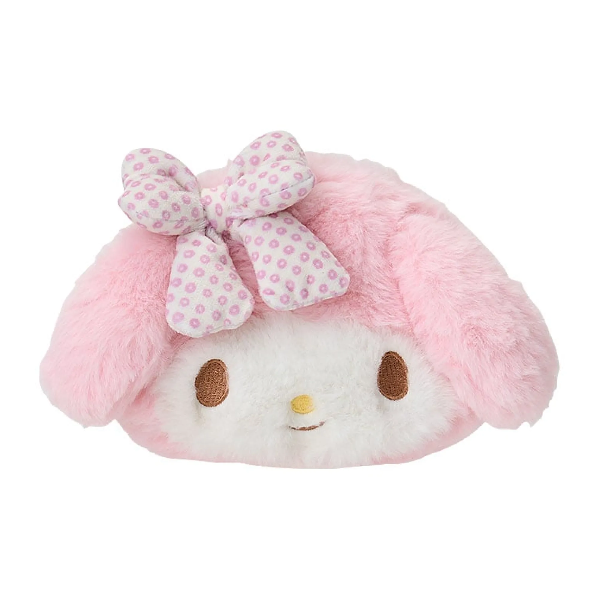 Japan Original My Melody Plush Mini Face Pouch (Retro Pastel Series)