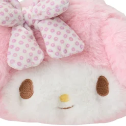 Japan Original My Melody Plush Mini Face Pouch (Retro Pastel Series)