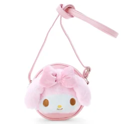 Japan Original My Melody Plush Round Crossbody Bag
