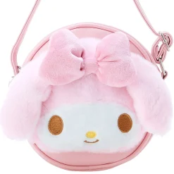 Japan Original My Melody Plush Round Crossbody Bag