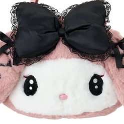 Japan Original My Melody Plush Tote Bag (Midnight Melokuro Series)