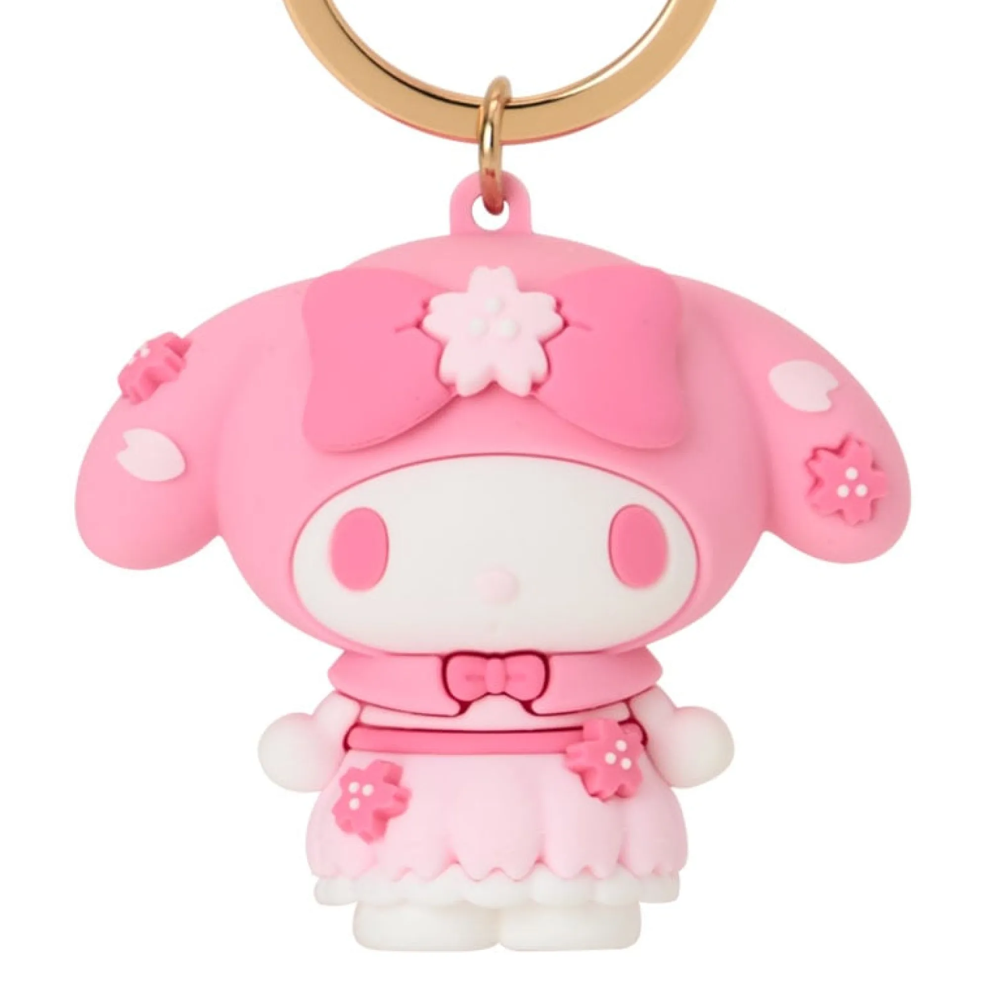 Japan Original My Melody Signature Keychain (Sakura Petals Series)