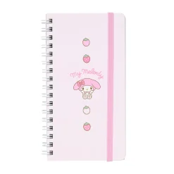 Japan Original My Melody Slim Spiral Notebook (Elastic Closure)