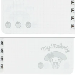 Japan Original My Melody Slim Spiral Notebook (Elastic Closure)