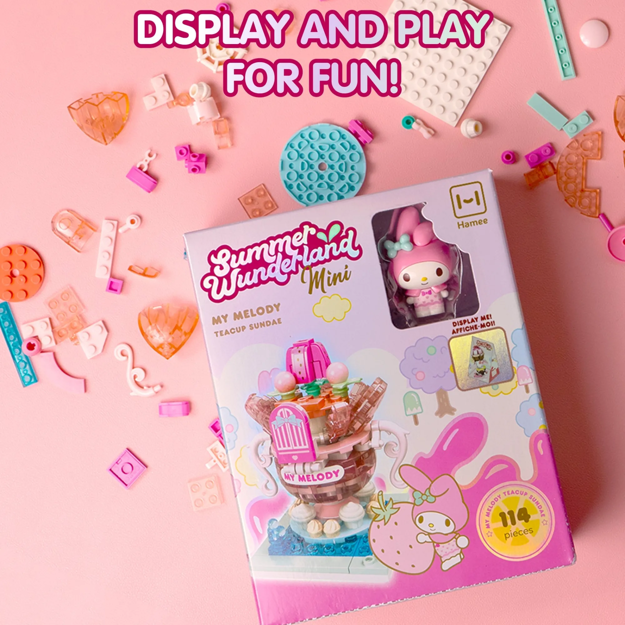 Hamee.com - Hamee US My Melody Summer Wunderland Mini Building Blocks (Teacup Sundae)