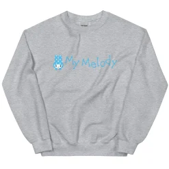 Printful My Melody Teardrop Logo Classic Crewneck