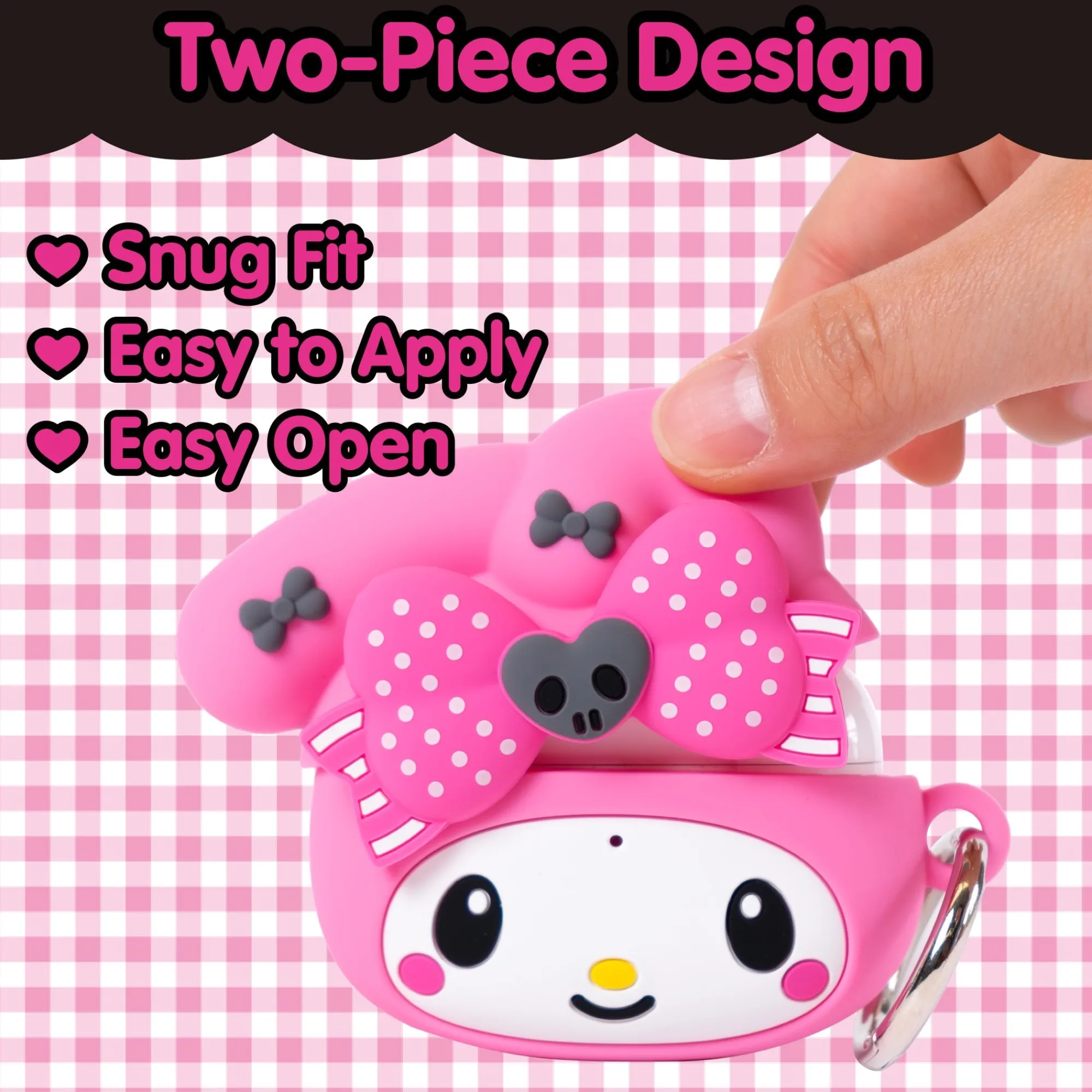 Hamee.com - Hamee US My Melody 50th Anniversary 3D Figural AirPods Case