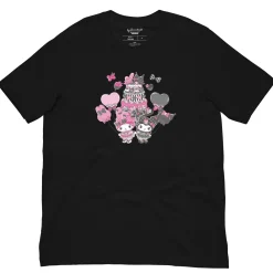 Printful My Melody 50th Anniversary and Kuromi 20th Anniversary Tee (Cake)