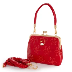 Global Original My Melody 2-Way Quilted Kiss Knob Handbag
