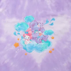BIOWORLD My Melody x Care Bears Tie-Dye Glitter Tee