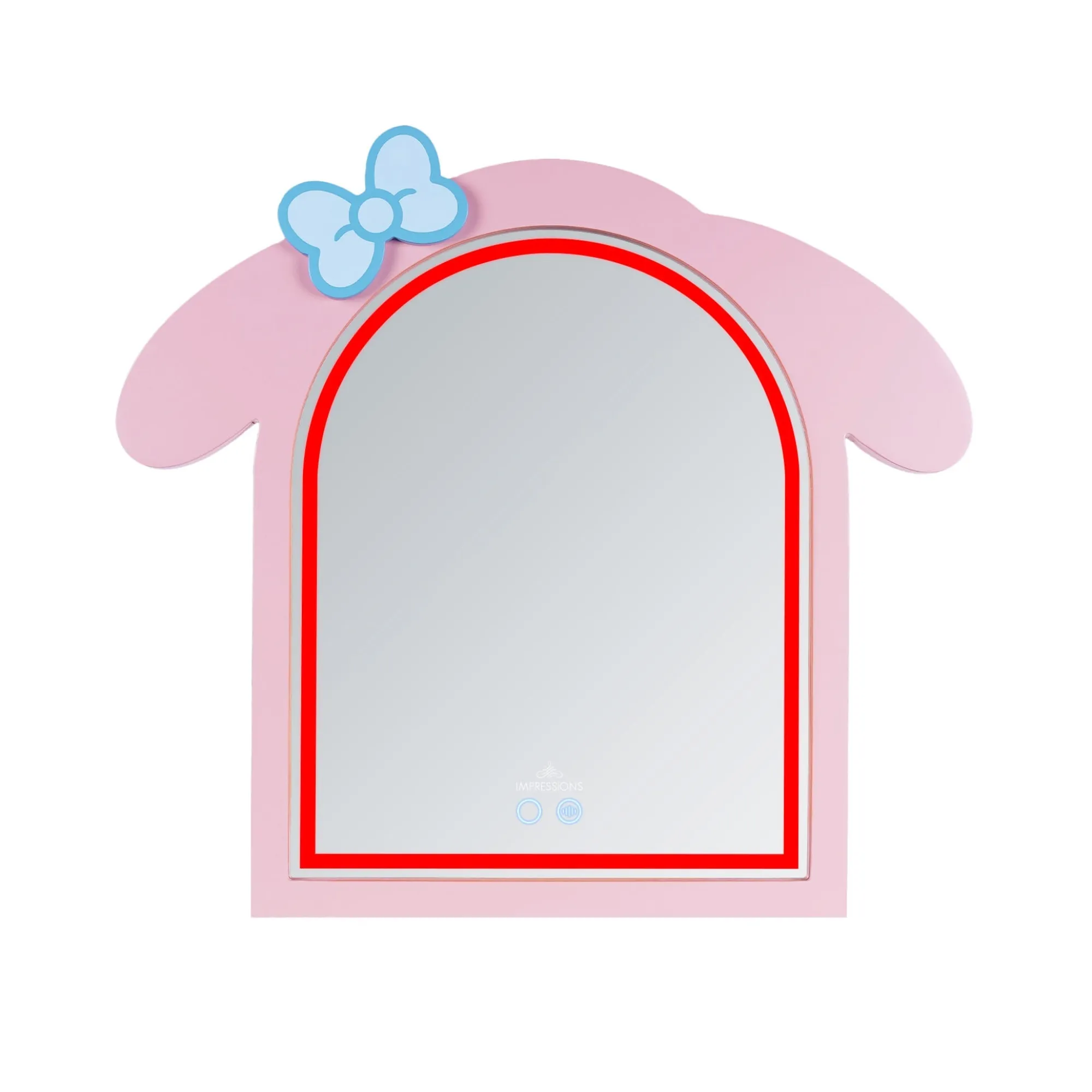 Impressions Vanity Co. My Melody x Impressions Vanity Arch RGB Tabletop Mirror