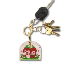 BySonix Inc. My Melody x Strawberry Shortcake AirTag Keychain