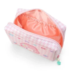 Japan Original My Melody Zipper Pouch (Floral Houndstooth Series)