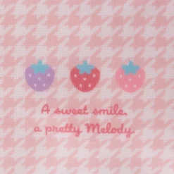 Japan Original My Melody Zipper Pouch (Floral Houndstooth Series)